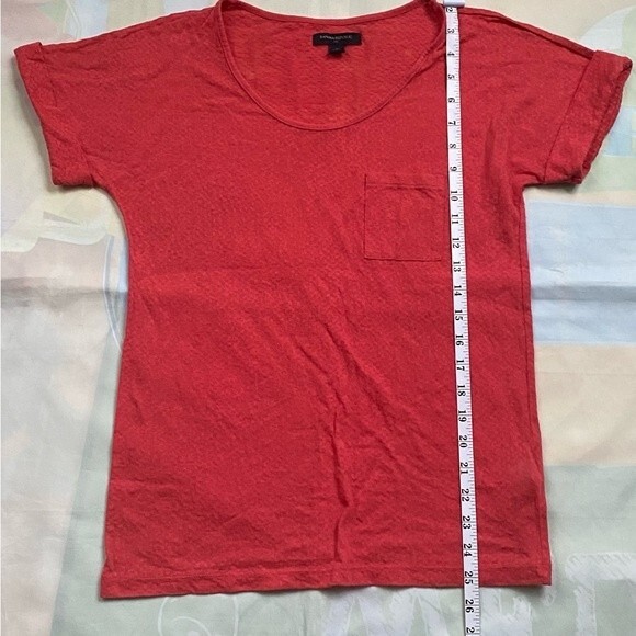 Banana Republic Top Womens Sz S Red Short Sleeve Casual Tee VTG - Picture 3 of 10